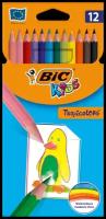 Карандаши цветные BIC Kids Tropicolors 12 цветов