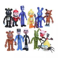 Набор фигурок аниматроники фнаф - mini FNAF (Five night at Freddy`s) (12 шт.)