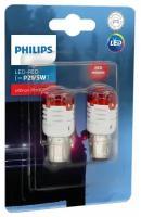 Лампы автомобильные светодиодные PHILIPS P21/5 LED red 11499 U30R B2 PHILIPS-11499U30RB2