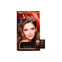 VISAGE Color Hair Fashion / Стойкая крем-краска для волос, оттенок 24 Молочный шоколад / Milk Chocolate