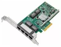 Сетевая карта HPE Ethernet 1Gb 4-port BASE-T BCM5719 Adapter, PCIe 2.0X4, for Gen7/8/9/10 servers (647594-B21)