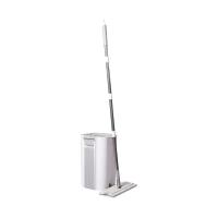 Швабра с отжимом и ведром Ridberg Scrape Mop Grand (White/Grey) / 12 л. / 6 насадок в комплекте