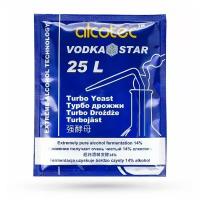 Спиртовые турбо дрожжи Alcotec Vodka Star, 66 г