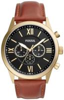 Наручные часы FOSSIL Flynn, золотой, коричневый