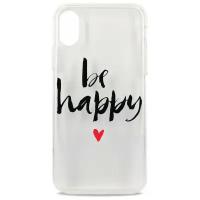 Чехол для iPhone X/XS Lovely силикон Premium (Be happy)