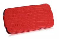 Чехол Borofone Crocodile Leather для Samsung Galaxy S4 i9500 Red (красный)
