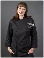 Китель поварской черный Chef Revival Cuisinier Ladies Jacket LJ025BK-XL