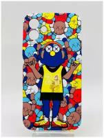 Силиконовый чехол для iPhone 12 (6,1) "Luxo Kaws"/ Чехол светящиеся в темноте