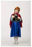 Карнавальный костюм "Анна", текстиль, размер 30, рост 116 см