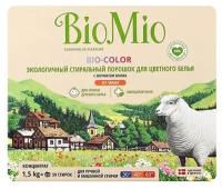Стиральный порошок BioMio Bio-color, для цветного белья, без запаха, концентрат, 1,5 кг