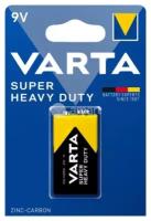Батарейка Varta SUPERLIFE Крона 6F22 BL1 Heavy Duty 9V, 1 шт