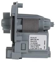 Насос Askoll 30W, M50 стиральной машины Bosch, Siemens, 3 защёлки, клеммы вместе