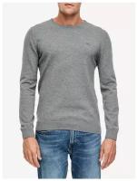 Пуловер мужской, s.Oliver, артикул: 130.11.899.17.170.2040664, цвет: серый (код цвета 92W0), размер: S