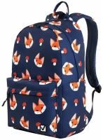 Рюкзак/ранец/портфель школьный, подростковый для девочки, вместительный, Brauberg Dream универсальный с карманом для ноутбука, Foxes, 42х26х14 см