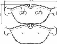 Колодки тормозные дисковые передн AUDI: A4 Avant 00-01, TT 03-, TT Roadster 03-, BMW: 7 94-01, Z8 00-03, CHRYSLER: CROSSFIRE 04-, CROSSFIRE Roadste TEXTAR 2148401