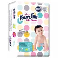 YourSun подгузники М (5-10 кг) 60 шт