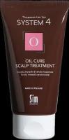 System 4 Oil Cure Scalp Treatment Терапевтическая маска-пилинг О для глубокого очищения кожи головы и нормализации микрофлоры 75 мл 1 шт