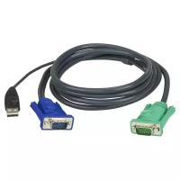 KVM кабель ATEN 2L-5202U / 2L-5202U, KVM кабель с интерфейсами USB, VGA и разъемом SPHD... ATEN 2L-5202U