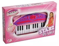 Инстр. муз. на батар. Синтезатор Starz Piano,25 клав.,Potex, арт.652B-pink