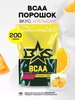 Аминокислоты Binasport "BCAA" БЦАА порошок 200 г со вкусом апельсина