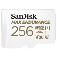 Карта памяти 256Gb - SanDisk Max Endurance MicroSDXC Class 10 UHS-I U3 V30 SDSQQVR-256G-GN6IA (Оригинальная