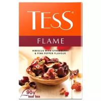 Чайный напиток красный Tess Flame листовой, вербена, яблоко, 90 г