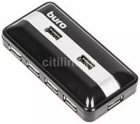 Buro USB концентратор Buro, 7 портов, BU-HUB7-U2.0, USB 2.0, black