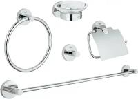 Набор аксессуаров 5 в 1, GROHE Essentials, хром, (40344001)