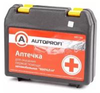 Автоаптечка AUTOPROFI, пластиковый футляр, средний MED-300