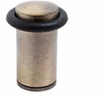 Дверной стоппер (ограничитель) напольный стандарт 588А-1 AB старая бронза