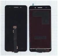 Дисплей (экран) в сборе с тачскрином для Huawei Y6 II черный / 1280x720