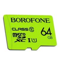 Карта памяти microSDXC BOROFONE I(1), 64GB, зеленый