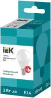 Лампа светодиодная IEK LLE-G45-3-230-40-E14, E14, G45