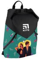 Рюкзак KITE "Sport. Время и Стекло", 42,5*11,5*32см, 1 отд, уплотн. спинка, жен