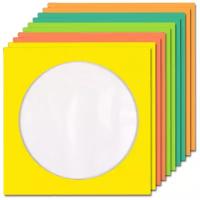 Конверты для для CD, DVD диска с окном 5 цветов
