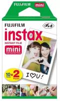 Fujifilm Instax Mini, 100 г, 20 шт., белая