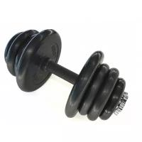 Гантели разборные 1 шт по 24 кг MB Barbell Atlet черный