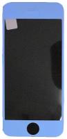 Защитная пленка на две стороны для iPhone 5 5S SE, Shijia Colour Screen Protector, голубая