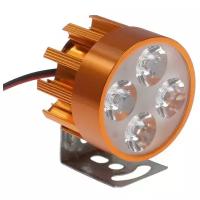 Фара cветодиодная для мототехники, 4 LED, IP67, 4 Вт, направленный свет 4359771
