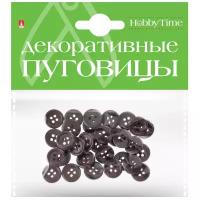 Пуговицы однотонные Ø 15ММ Набор №1 (6 цветов, микс В коробке), Арт. 2-566/03