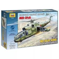 Сборная модель ZVEZDA Советский ударный вертолет Ми-24А (7273) 1:72