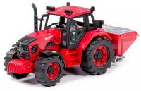 Трактор Полесье BELARUS для внесения удобрений, П-91314, 23 см, красный