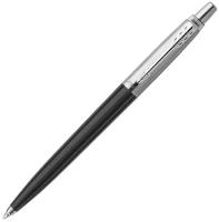 Ручка шариковая PARKER "Jotter Plastic CT", корпус черный, детали из нержавеющей стали, синяя, R0033010