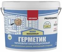 Герметик акриловый межшовный теплый шов NEOMID WOOD PROFESSIONAL, сосна (3 кг) ведро