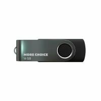 Флешка More Choice MF16-4 16 Гб usb 2.0 Flash Drive - черный