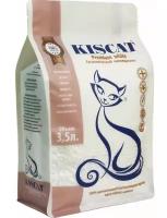Kiscat Наполнитель для кошачьего туалета, впитывающий, полигелевый, Premium, 3,5 л
