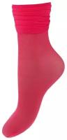 Носки Mademoiselle, 20 den, размер UNICA, бордовый