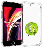 Чехол MyPads рик-и-морти-в-кружке для iPhone 7 4.7 / iPhone 8 / iPhone SE 2 (2020) / Apple iPhone SE3 2022 задняя-панель-накладка-бампер