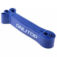 Эспандер ONLITOP, ленточный, многофункциональный, размер 208 х 4,5 х 0,5 см, нагрузка 17-54 кг, цвет синий