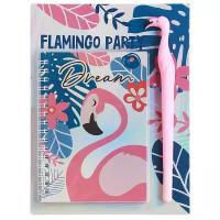 Набор ArtFox Flamingo Party 4564190 недатированный, А6, 40 листов, розовый/синий